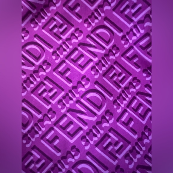 FENDI x SKIMS COLORADO PURPLE HIGH NECK SLEEVELESS BODYSUIT SIZE SMALL RARE - Picture 5 of 10